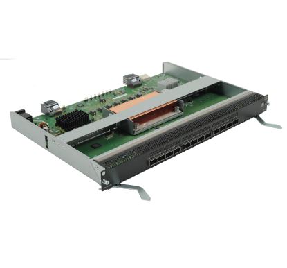 Hewlett Packard Enterprise Aruba 6400 12-port 40/100GbE QSFP28 v2 Extended Tables network switch module1