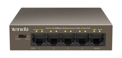 Tenda TEF1105P network switch Managed Fast Ethernet (10/100) Power over Ethernet (PoE) Brown1