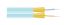 Black Box FOBC55-ZPM3-AQ-02F-1000 fiber optic cable 12000" (304.8 m) OFNP OM3 Aqua color1