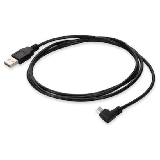 AddOn Networks USB2MICROUSBRT2M USB cable 78.7" (2 m) USB 2.0 USB A Micro-USB B Black1