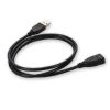 AddOn Networks USBEXTAA5MF USB cable 59.8" (1.52 m) USB 2.0 USB A Black5