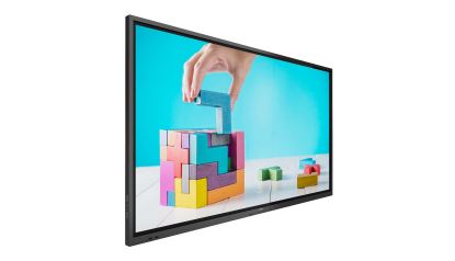 Philips Signage Solutions E-Line Digital signage flat panel 65" ADS 350 cd/m² 4K Ultra HD Black Built-in processor Android 8.01