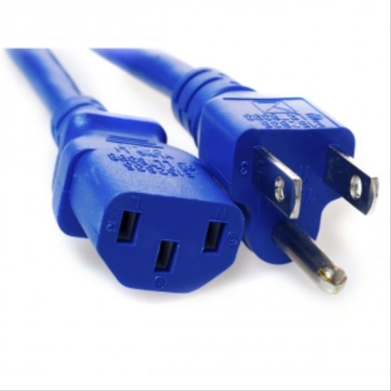 AddOn Networks ADD-515P2C1318AWG4FTBE power cable Blue 47.2" (1.2 m) IEC C13 NEMA 5-15P1