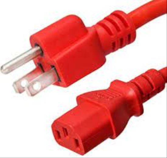 AddOn Networks ADD-515P2C1318AWG4FTRD power cable Red 47.2" (1.2 m) IEC C13 NEMA 5-15P1