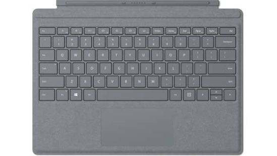 Microsoft Surface Pro Signature Type Cover Platinum Microsoft Cover port QWERTY US English1
