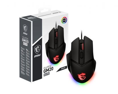 MSI Clutch GM20 Elite mouse Right-hand USB Type-A Optical 6400 DPI1