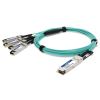 AddOn Networks ADD-QCISPA-O3M InfiniBand cable 118.1" (3 m) QSFP+ 4x SFP+ Aqua color1