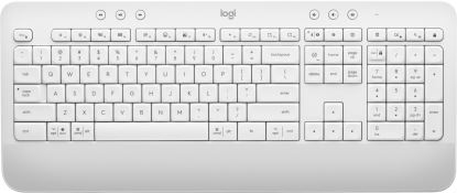 Logitech Signature K650 keyboard RF Wireless + Bluetooth White1