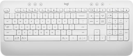 Logitech Signature K650 keyboard RF Wireless + Bluetooth White1