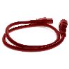 AddOn Networks ADD-C142C1514AWG15FTRD power cable Red 179.9" (4.57 m) IEC C14 IEC C155