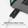 Plugable Technologies USBC-VAMETER3 power supply tester Black7