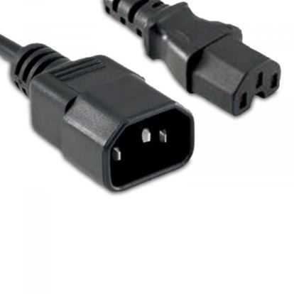 eNet Components C14C15-2F-ENC power cable Black 23.6" (0.6 m) C14 coupler C15 coupler1