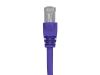 Monoprice 24318 networking cable Purple 3.94" (0.1 m) Cat6a S/UTP (STP)2