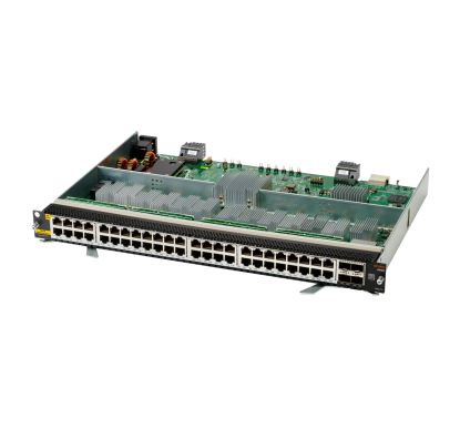 Hewlett Packard Enterprise Aruba 6400 48-port Smart Rate 1/2.5/5GbE Class 6 PoE & 4-port SFP56 v2 network switch module1