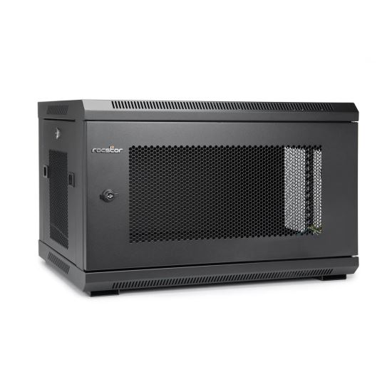 Rocstor Y10E004-B1 rack cabinet 6U Wall mounted rack Black1