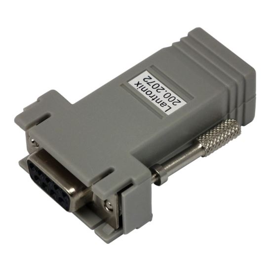 Lantronix 200.2072 cable gender changer RJ-45 DB9F Gray1