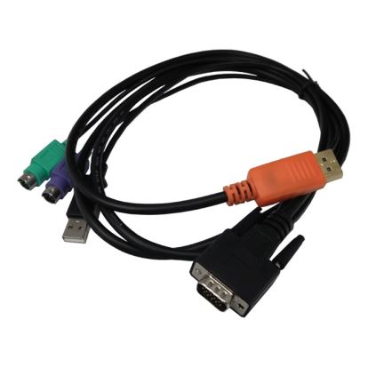 Lantronix ACCS CBL ASSEMBLY SPIDER DUO CABL KVM cable Black 59.1" (1.5 m)1