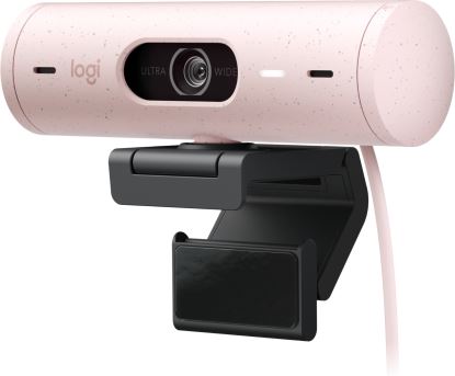 Logitech Brio 500 webcam 4 MP 1920 x 1080 pixels USB-C Rose1