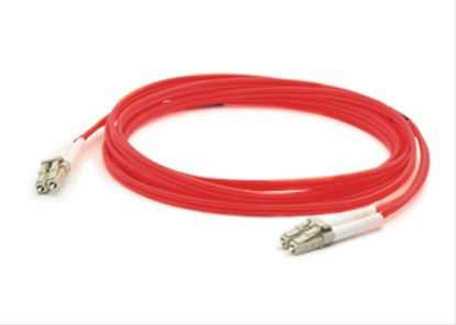 AddOn Networks 2m LC/LC OM2 fiber optic cable 78.7" (2 m) Red1