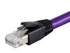 Monoprice 31068 networking cable Purple 5.91" (0.15 m) Cat8 S/FTP (S-STP)3