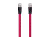 Monoprice 31100 networking cable Red 59.1" (1.5 m) Cat8 S/FTP (S-STP)1