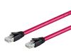 Monoprice 31100 networking cable Red 59.1" (1.5 m) Cat8 S/FTP (S-STP)2