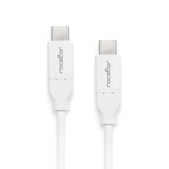 Rocstor Y10C274-W1 USB cable 78.7" (2 m) USB 2.0 USB C White1