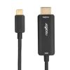 Rocstor Y10C292-B1 video cable adapter 118.1" (3 m) HDMI Type A (Standard) USB Type-C Black1