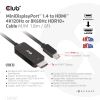 CLUB3D CAC-1187 video cable adapter 70.9" (1.8 m) Mini DisplayPort HDMI Black2