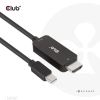 CLUB3D CAC-1187 video cable adapter 70.9" (1.8 m) Mini DisplayPort HDMI Black6