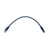 Tripp Lite N262-S01-BL networking cable Blue 11.8" (0.3 m) Cat6a S/UTP (STP)2