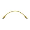 Tripp Lite N262-S01-YW networking cable Yellow 11.8" (0.3 m) Cat6a S/UTP (STP)2