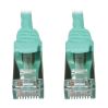 Tripp Lite N262-S01-AQ networking cable Aqua color 11.8" (0.3 m) Cat6a S/UTP (STP)1