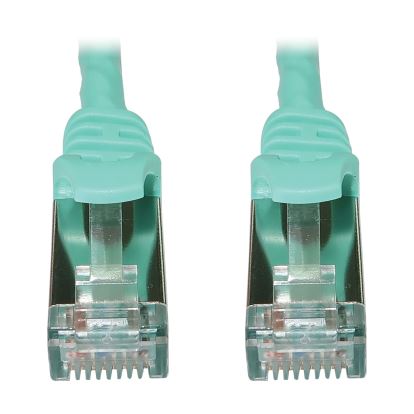 Tripp Lite N262-S01-AQ networking cable Aqua color 11.8" (0.3 m) Cat6a S/UTP (STP)1