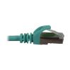 Tripp Lite N262-S01-AQ networking cable Aqua color 11.8" (0.3 m) Cat6a S/UTP (STP)3