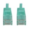 Tripp Lite N261-S6N-AQ networking cable Aqua color 5.91" (0.15 m) Cat6a U/UTP (UTP)1