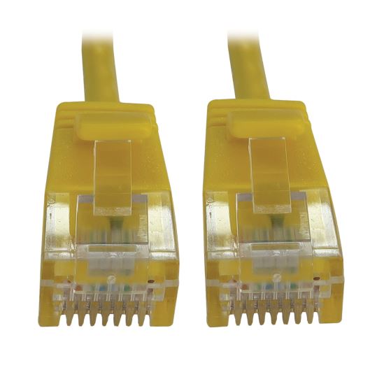 Tripp Lite N261-S01-YW networking cable Yellow 11.8" (0.3 m) Cat6a U/UTP (UTP)1