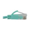 Tripp Lite N261-S01-AQ networking cable Aqua color 11.8" (0.3 m) Cat6a U/UTP (UTP)4