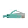 Tripp Lite N261-S02-AQ networking cable Aqua color 24" (0.61 m) Cat6a U/UTP (UTP)3