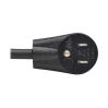 Tripp Lite P022-015-13A15D power cable Black 181.1" (4.6 m) NEMA 5-15P NEMA 5-15R3