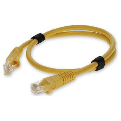 AddOn Networks ADD-5FCAT6A-YW-TAA networking cable Yellow 24" (0.61 m) Cat6a U/UTP (UTP)1