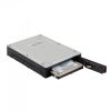 SYBA SY-MRA25037 storage drive enclosure HDD enclosure Black, Silver 2.5"6