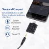 SYBA SD-AUD20228 cable gender changer USB-C 3.5 mm, mic Jack 3 Black3