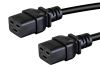 Monoprice 35117 power cable Black 23.6" (0.6 m) C20 coupler 2 x C19 coupler3