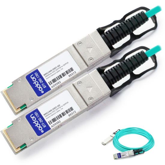 AddOn Networks MFA1A00-E007-AO InfiniBand cable 275.6" (7 m) QSFP28 Cyan1