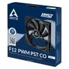 ARCTIC F12 PWM PST CO Computer case Fan 4.72" (12 cm) Black 1 pc(s)6