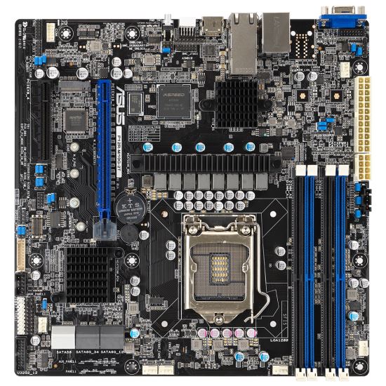 ASUS P12R-M/10G-2T Intel C252 LGA 1200 micro ATX1