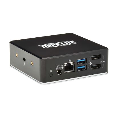 Tripp Lite U442-DOCK20BINT notebook dock/port replicator Wired USB 3.2 Gen 1 (3.1 Gen 1) Type-C Black1
