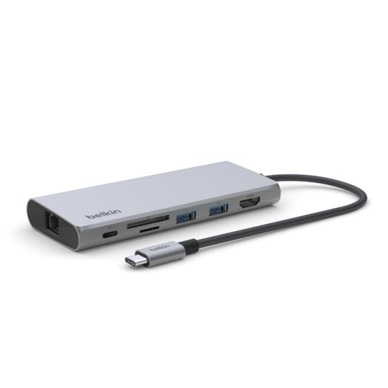 Belkin INC009BTSGY interface hub USB Type-C 10000 Mbit/s Silver1