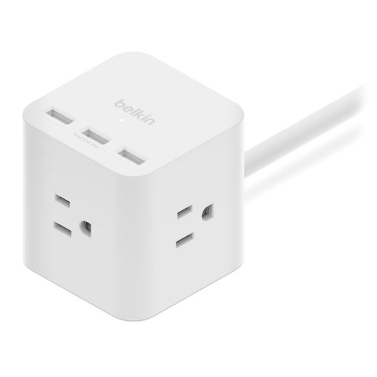 Belkin SRA006P3TT5 Smart power strip 3 AC outlet(s) 59.1" (1.5 m) 3 White1